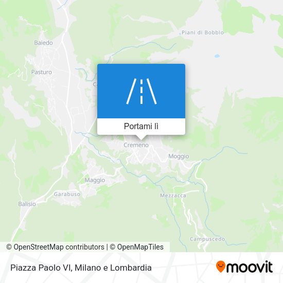 Mappa Piazza Paolo VI