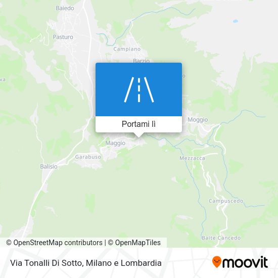Mappa Via Tonalli Di Sotto