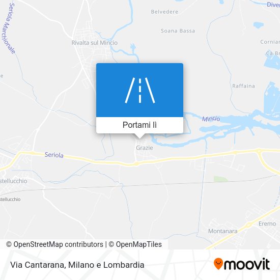 Mappa Via Cantarana