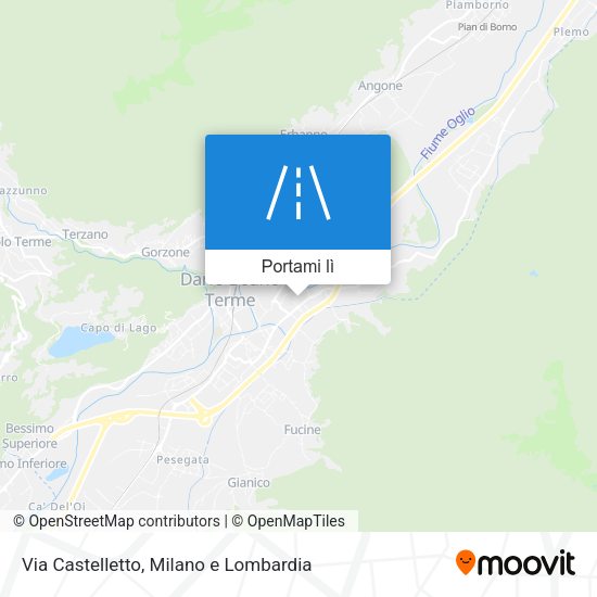Mappa Via Castelletto