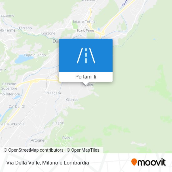 Mappa Via Della Valle