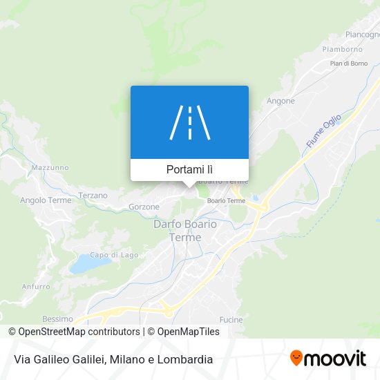 Mappa Via Galileo Galilei