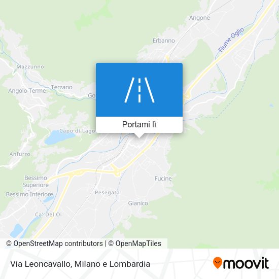 Mappa Via Leoncavallo