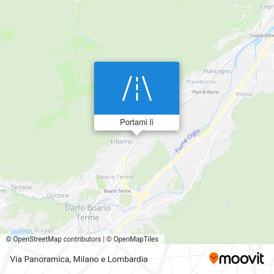 Mappa Via Panoramica
