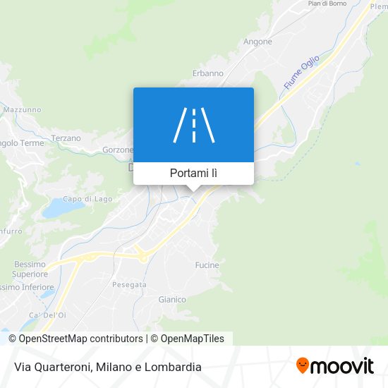 Mappa Via Quarteroni