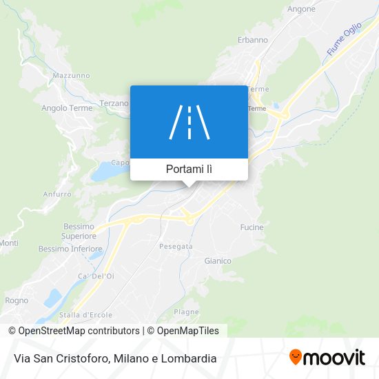 Mappa Via San Cristoforo