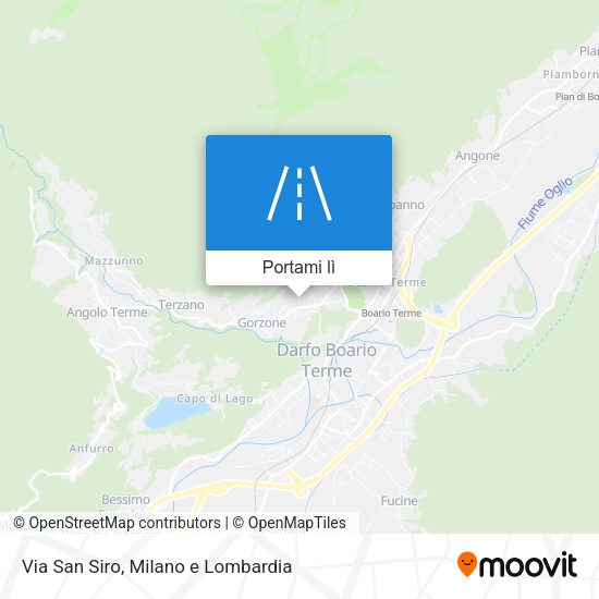 Mappa Via San Siro