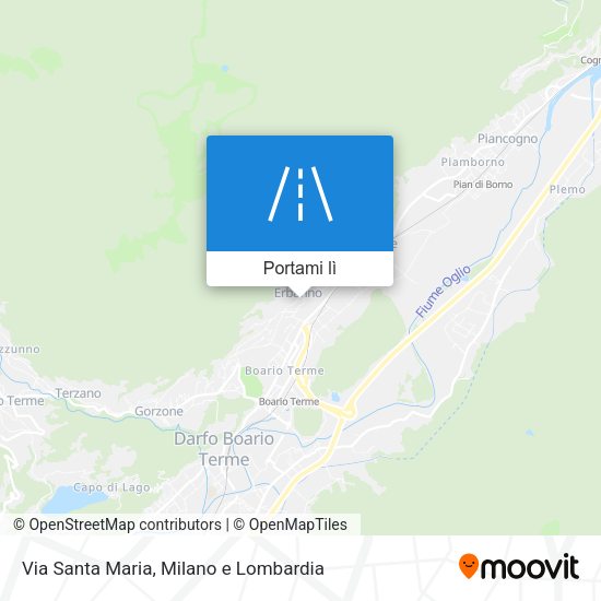 Mappa Via Santa Maria