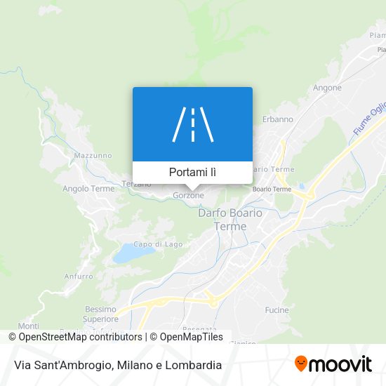 Mappa Via Sant'Ambrogio
