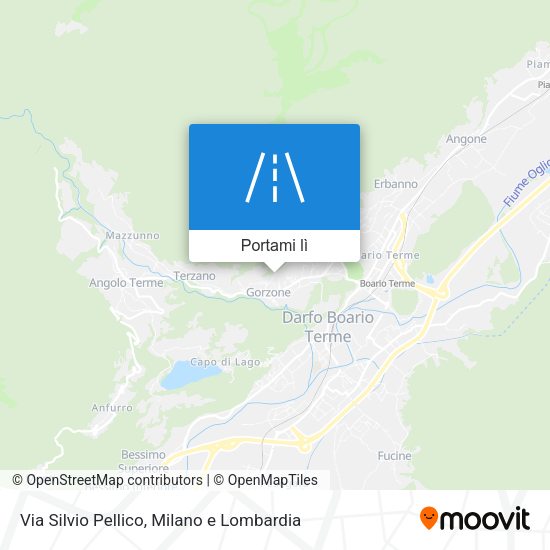 Mappa Via Silvio Pellico