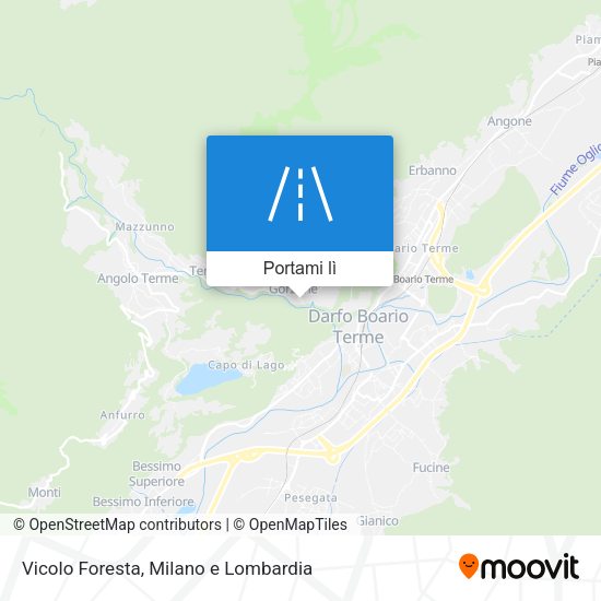 Mappa Vicolo Foresta