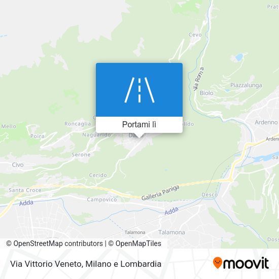 Mappa Via Vittorio Veneto