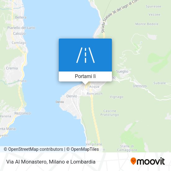 Mappa Via Al Monastero