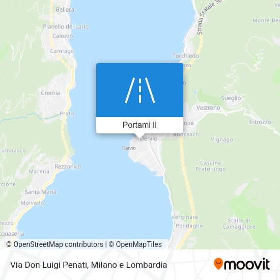 Mappa Via Don Luigi Penati