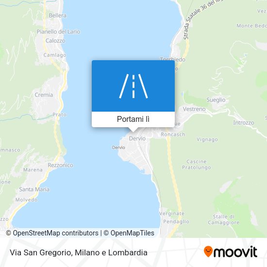 Mappa Via San Gregorio