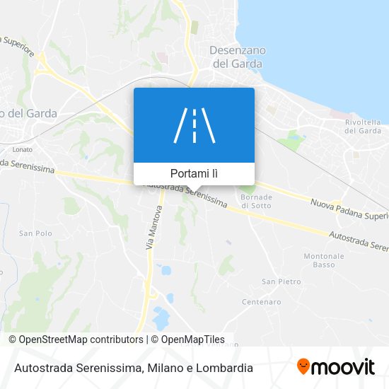 Mappa Autostrada Serenissima
