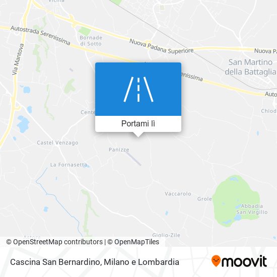 Mappa Cascina San Bernardino