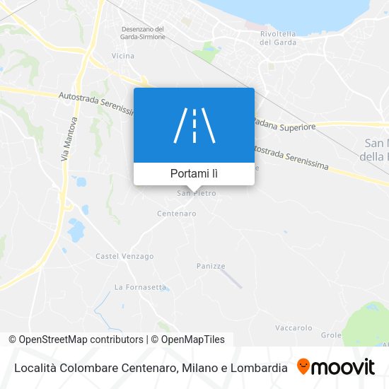 Mappa Località Colombare Centenaro