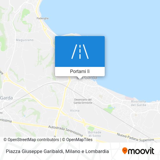 Mappa Piazza Giuseppe Garibaldi