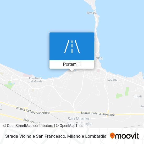 Mappa Strada Vicinale San Francesco