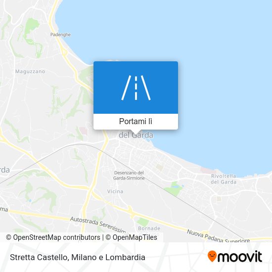 Mappa Stretta Castello