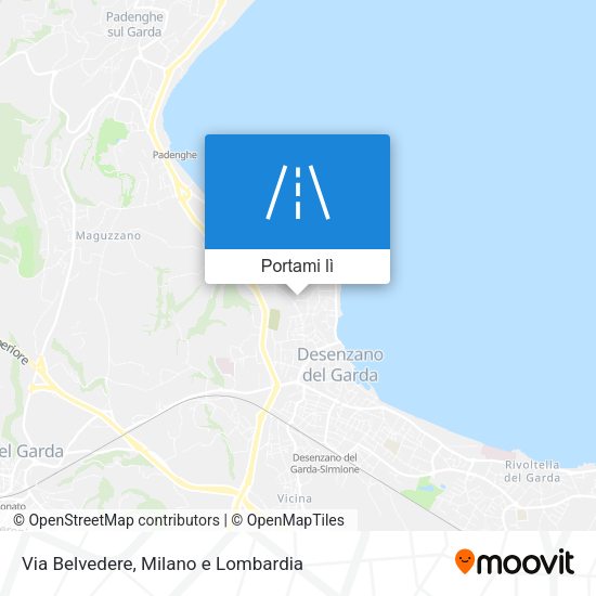 Mappa Via Belvedere
