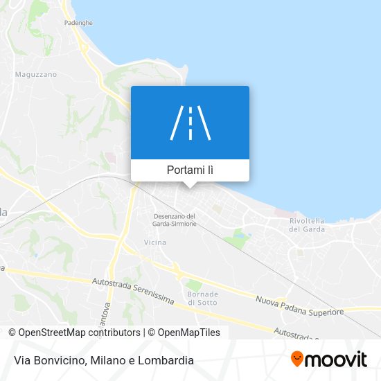 Mappa Via Bonvicino