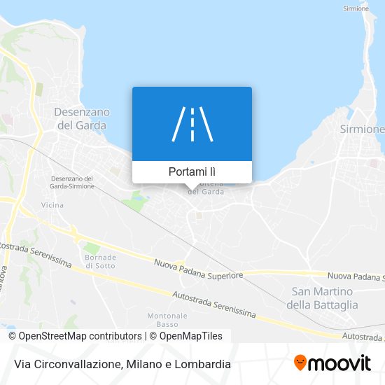 Mappa Via Circonvallazione