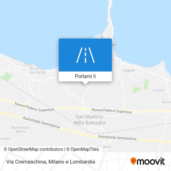 Mappa Via Cremaschina