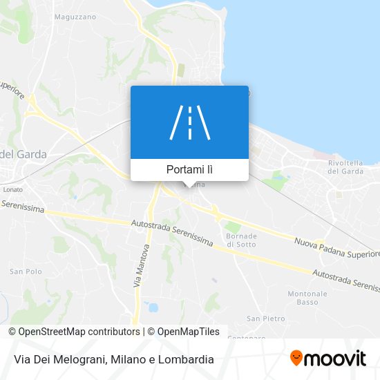 Mappa Via Dei Melograni