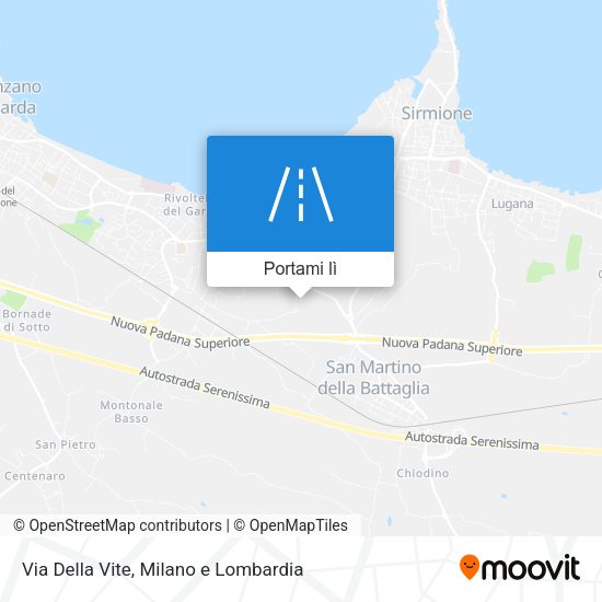 Mappa Via Della Vite