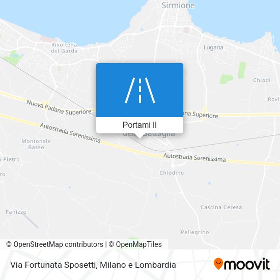 Mappa Via Fortunata Sposetti