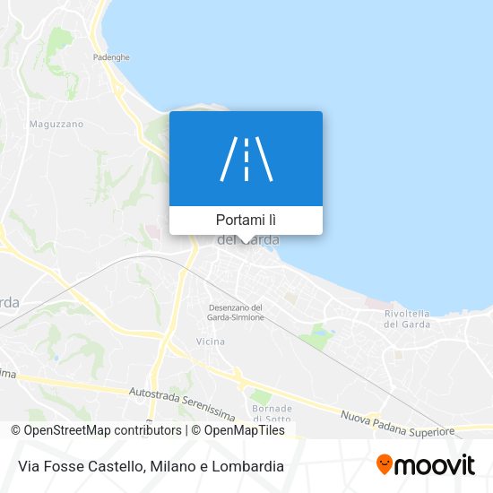 Mappa Via Fosse Castello