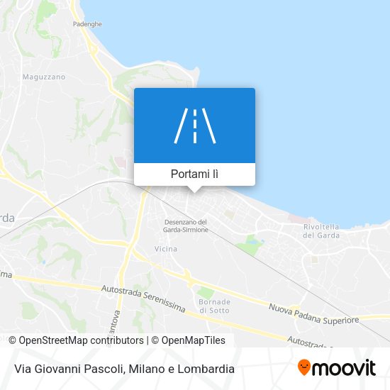 Mappa Via Giovanni Pascoli
