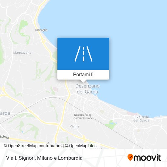 Mappa Via I. Signori