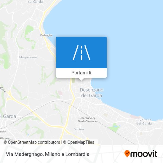 Mappa Via Madergnago