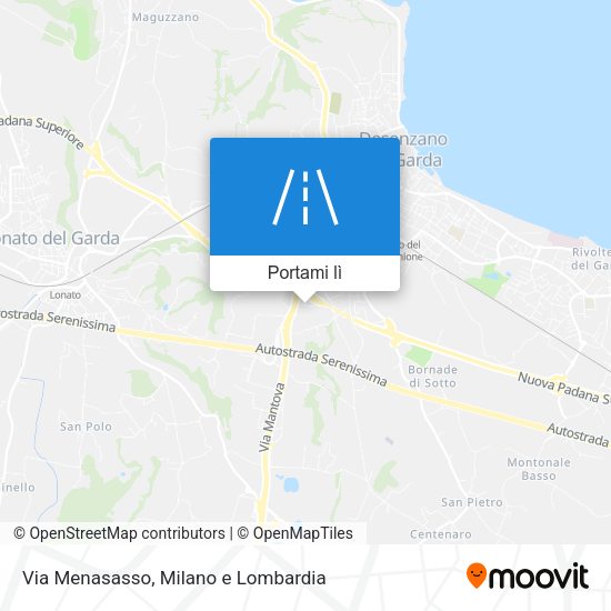 Mappa Via Menasasso