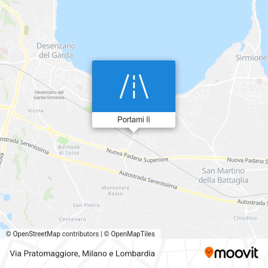Mappa Via Pratomaggiore