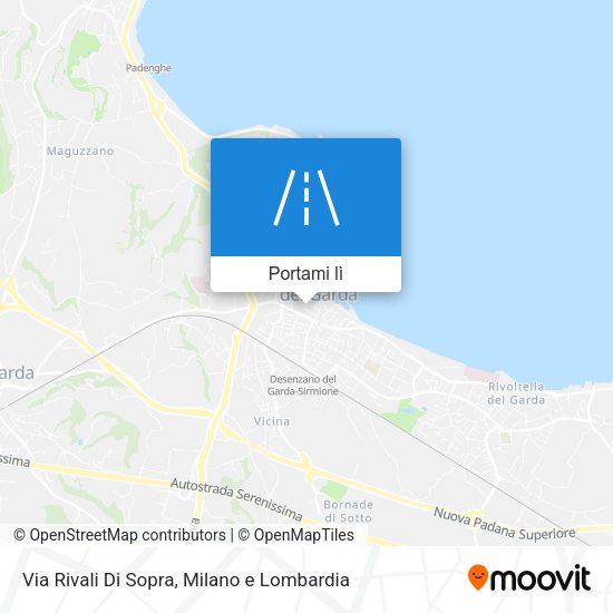 Mappa Via Rivali Di Sopra