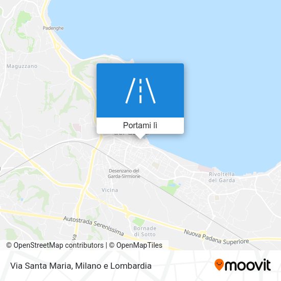 Mappa Via Santa Maria