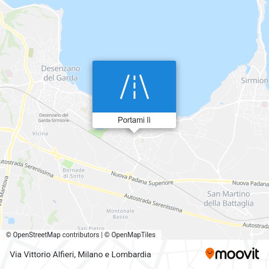 Mappa Via Vittorio Alfieri