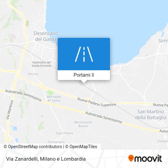 Mappa Via Zanardelli