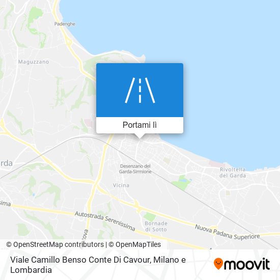 Mappa Viale Camillo Benso Conte Di Cavour