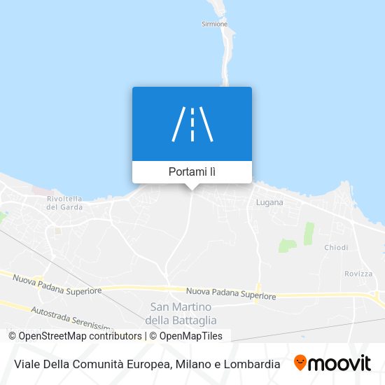 Mappa Viale Della Comunità Europea