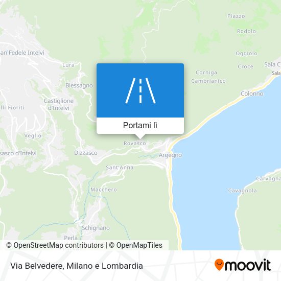 Mappa Via Belvedere
