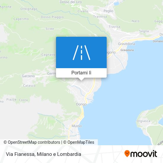 Mappa Via Fianessa