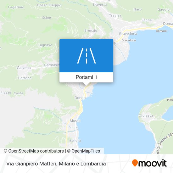 Mappa Via Gianpiero Matteri