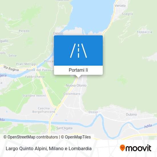 Mappa Largo Quinto Alpini