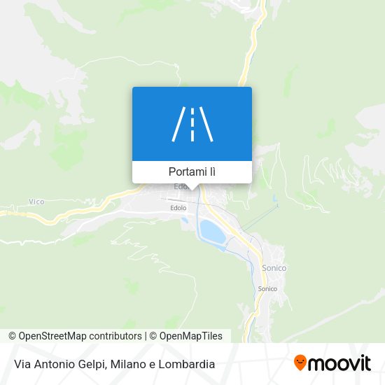 Mappa Via Antonio Gelpi