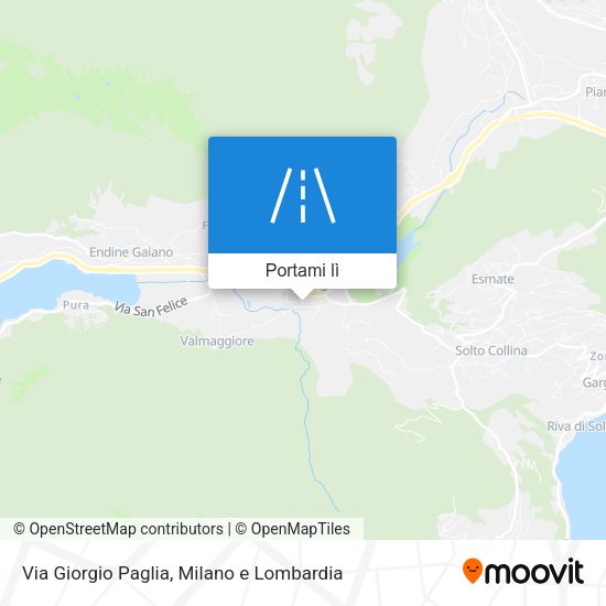 Mappa Via Giorgio Paglia
